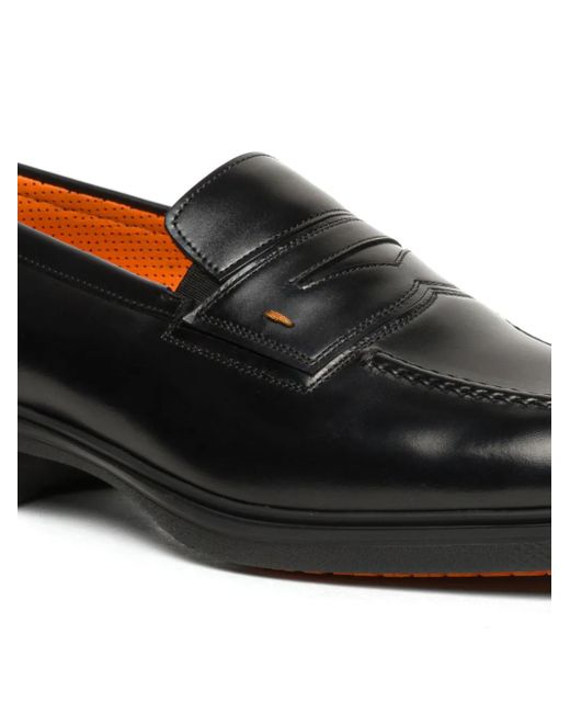 メンズ Santoni Easy ローファー Black