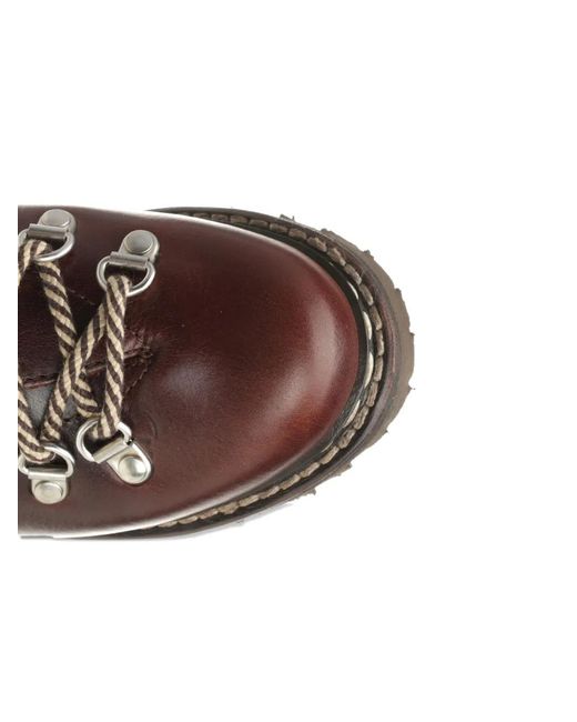 Paraboot Brown Avoriaz Lace-Up Leather Boots