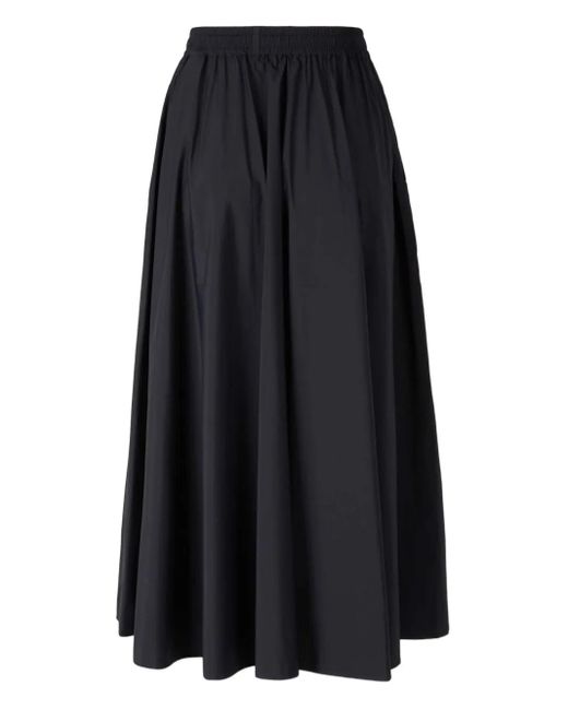 Herno Blue Pleated Skirt