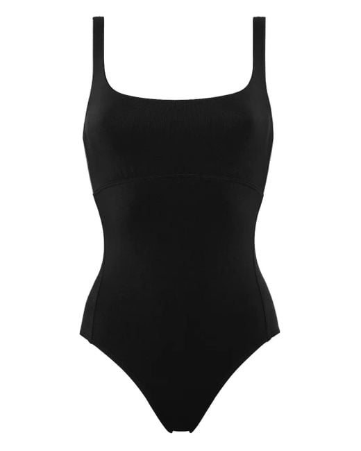 Eres Black Arnaque Square-Neck Swimsuit