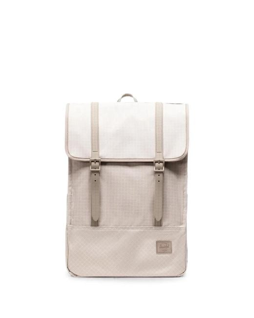 Herschel Supply Co. White Survey Check-Pattern 20L Backpack