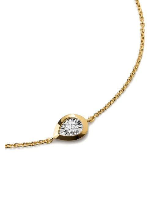 Monica Vinader Metallic Pear Diamond Bracelet
