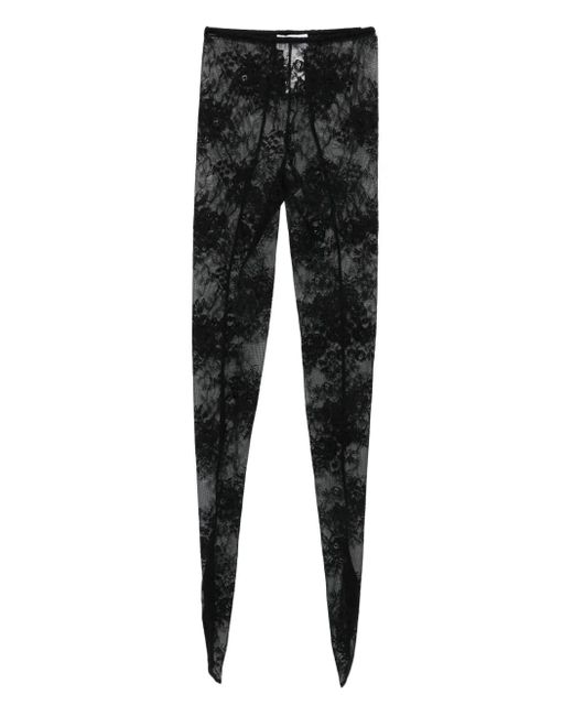 GIUSEPPE DI MORABITO Black Skinny-Hose mit Schnürung