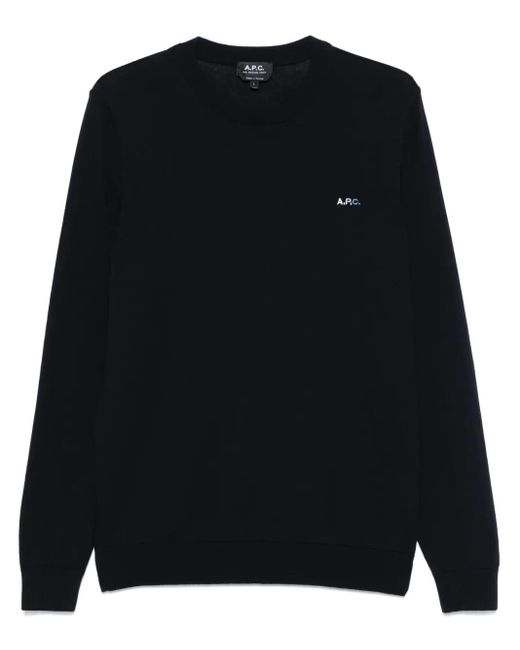 メンズ A.P.C. Louis Tシャツ Black