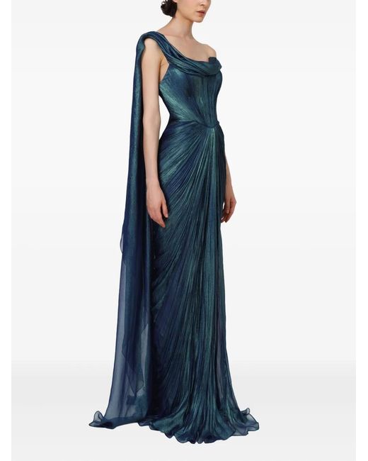 IRIS SERBAN Blue Elem Dress