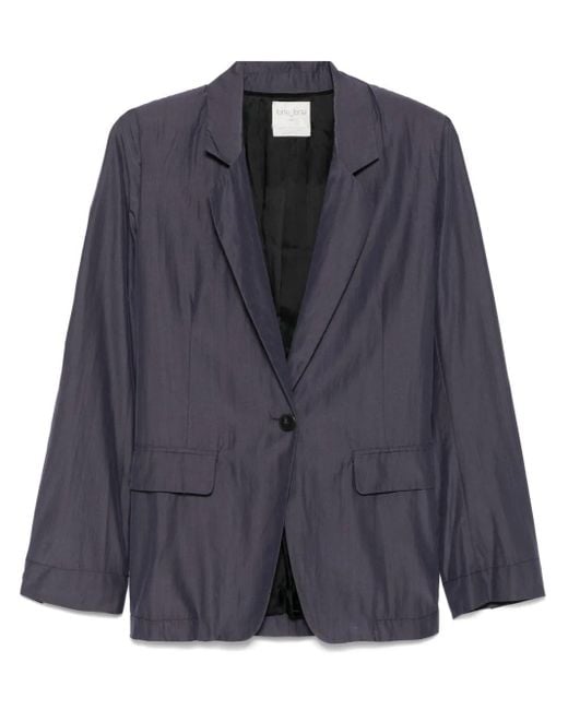 Forte_forte Blue Notched-Lapels Blazer