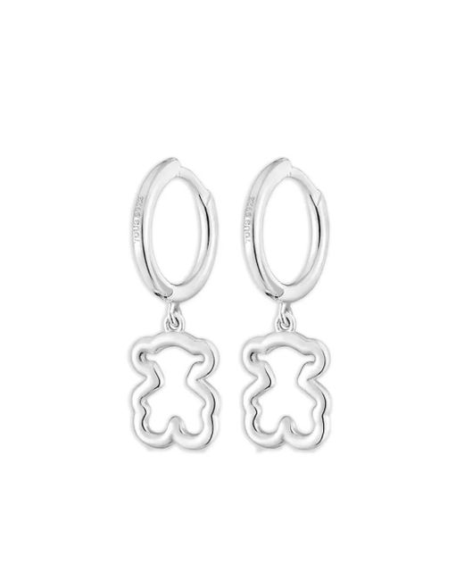 Tous New Silueta Oorringen Met Beer in het White