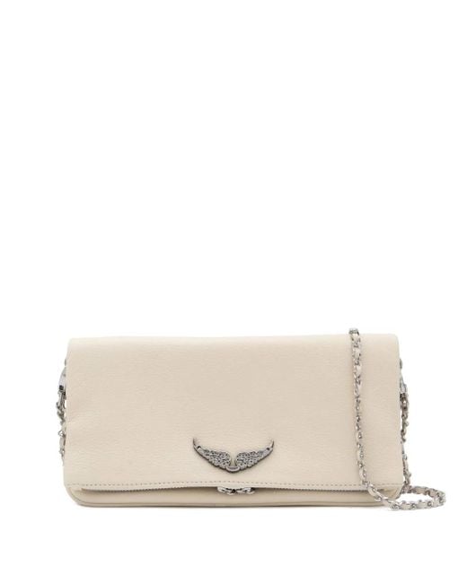 Zadig & Voltaire Natural Rock Swing Your Wings Schultertasche