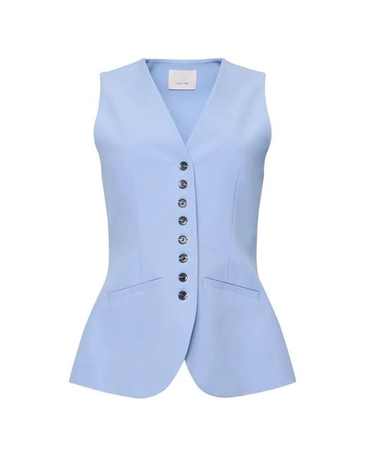 Cinq À Sept Blue Kallen Waistcoat