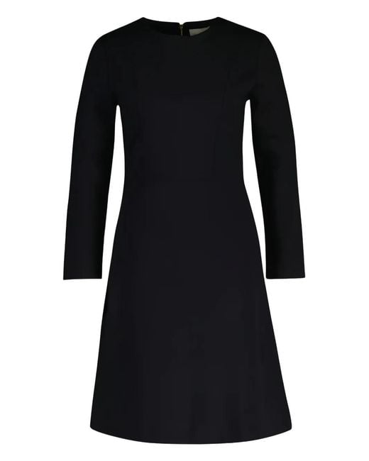 Gant Black Flare Midi Dress