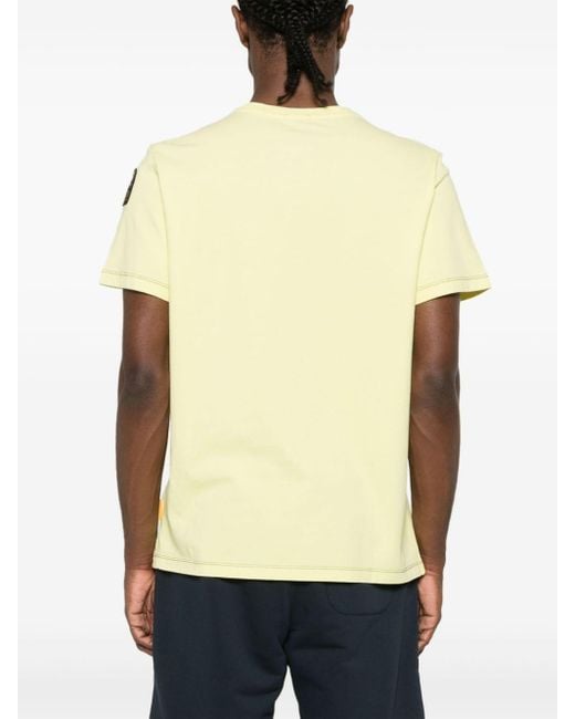 メンズ Parajumpers ロゴ Tシャツ Yellow