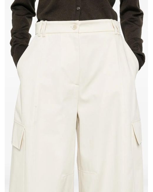 P.A.R.O.S.H. White Cargo Trousers
