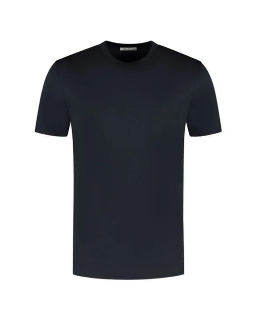 STEFAN BRANDT Black Eli Super 60 Crew-Neck Short-Sleeve T-Shirt for men