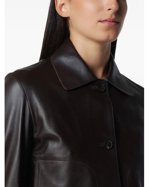 Emy Leather Jacket Arma en coloris Black