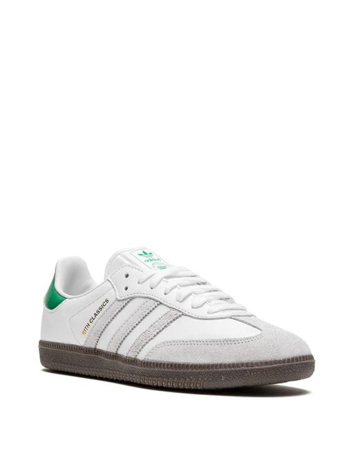 Adidas White Samba Og "Kith Classics" Sneakers