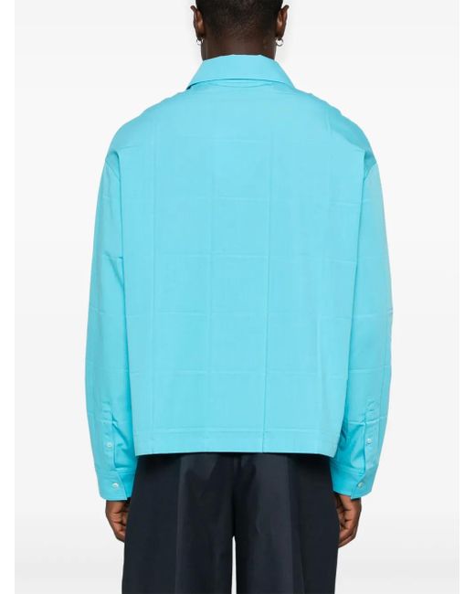 Jacquemus Blue La Chemise Corto Shirt for men