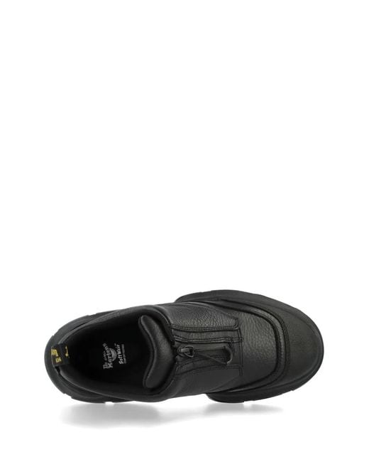 Dr. Martens メンズ ブラック Dmxl ジップ プラットフォーム レザーシューズ