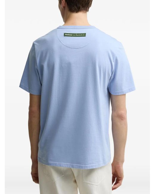 Barbour Blue X Paul Smith Fishing Jacket T-Shirt for men
