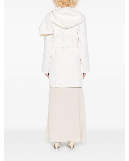 P.A.R.O.S.H. White Wool coat