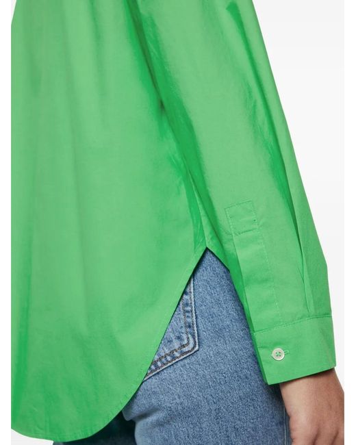 Marc O' Polo Green Long-Sleeve Button-Up Shirt