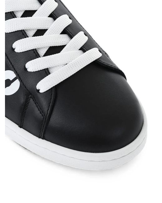 DSquared² White Boxer Logo-Print Sneakers for men