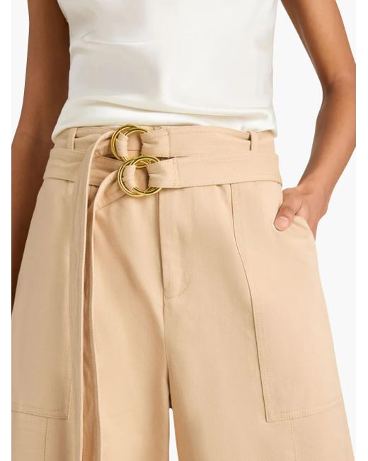 Pantalones de vestir anchos Cinq À Sept de color Natural