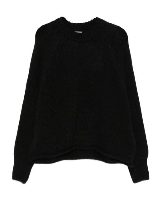 Susanne Bommer Black Raglan-Sleeve Jumper