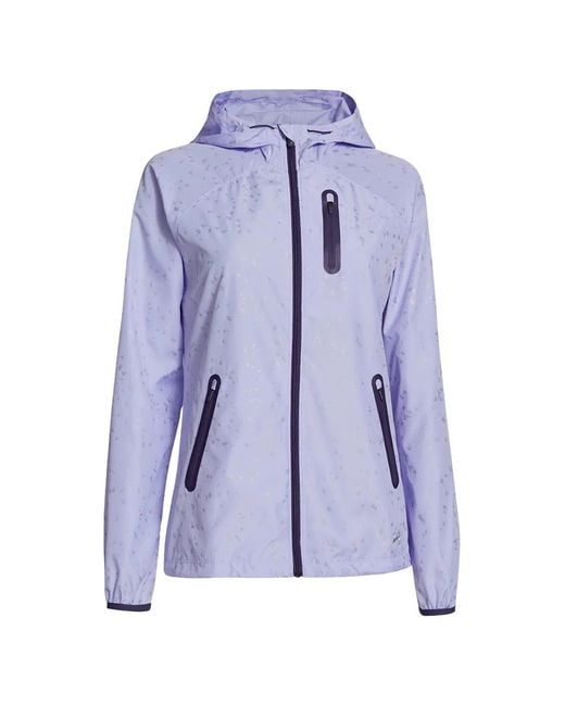 Under Armour Purple Qualifier Hooded Jacket