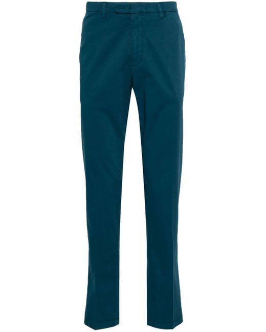 Boglioli Blue Cotton Trousers for men