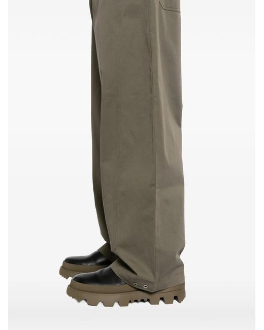 TEAM WANG design Gray Reset Wide-Leg Trousers