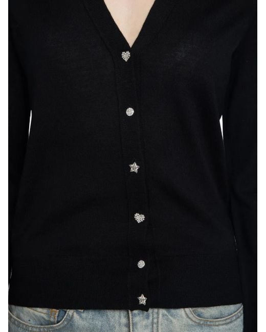 Zadig & Voltaire Black Jemma Wool Cardigan