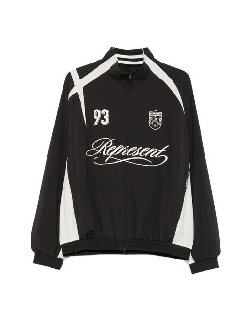 Represent Black Track Star Jacket for men