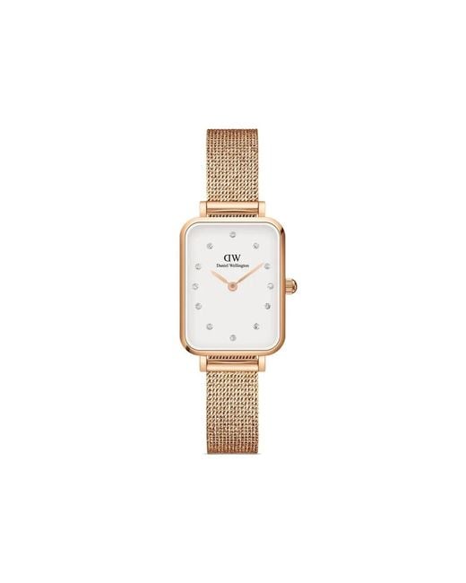 Daniel Wellington White Quadro Pressed Melrose Lumine 26Mm