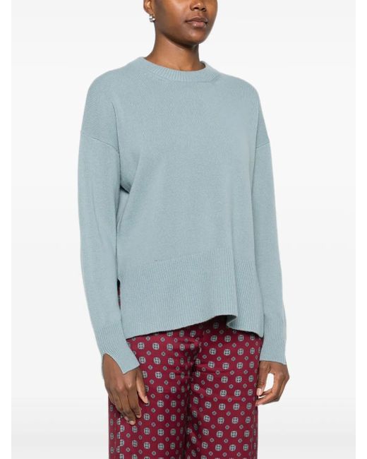 Roberto Collina Blue Crew Neck Sweater