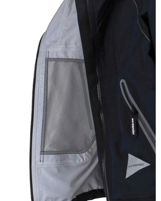 And Wander Blue Pertex Shield Jacket