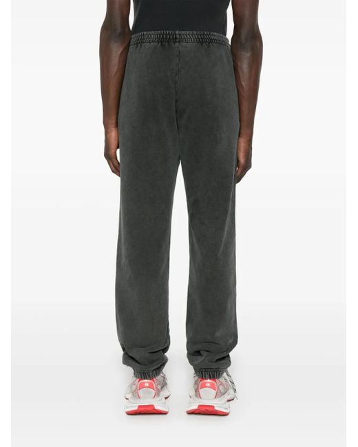 Gcds Gray Sweatpants With Bleached Effect for men