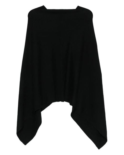 Bompard Black Cashmere Poncho