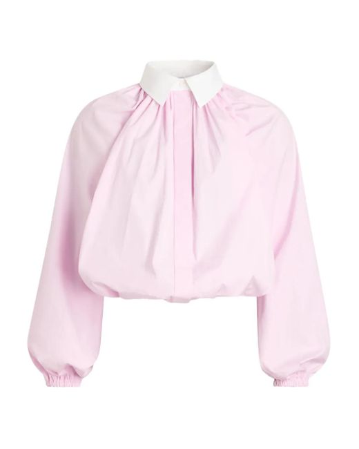 Patou ロングスリーブ ブラウス Pink