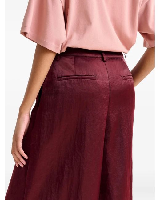 Essentiel Antwerp Purple Pleated Trousers