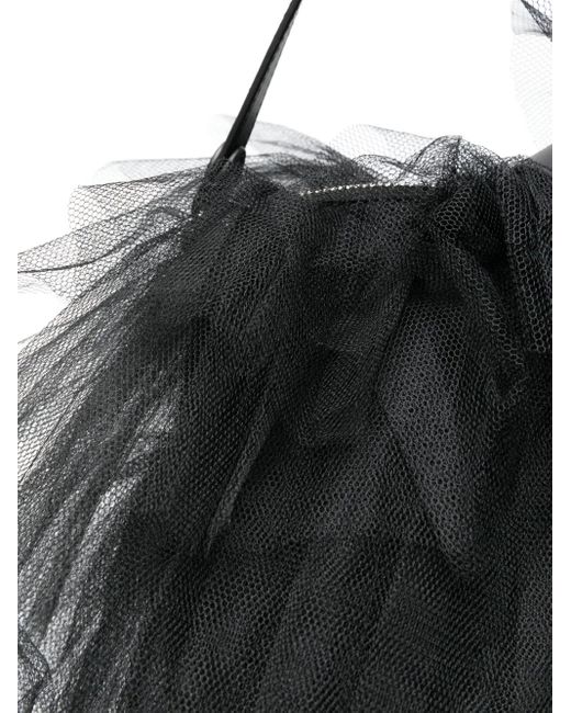 Simone Rocha Mini-Tas Met Ruches in het Black