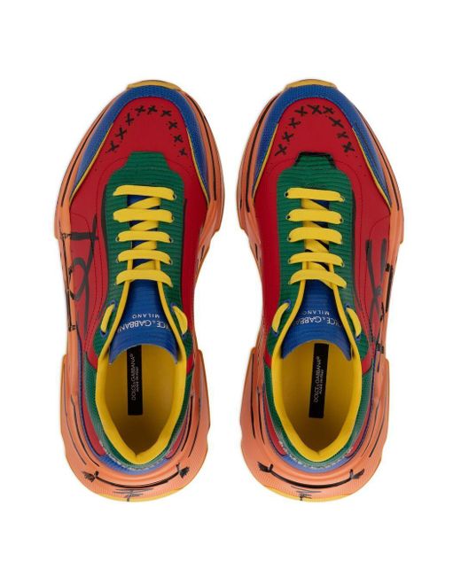 Dolce & Gabbana Multicolor Daymaster Low-top Sneakers for men