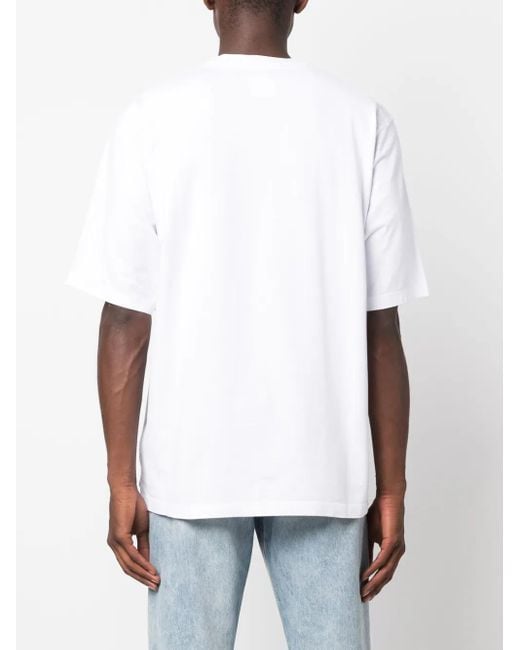 メンズ DSquared² ロゴ Tシャツ White