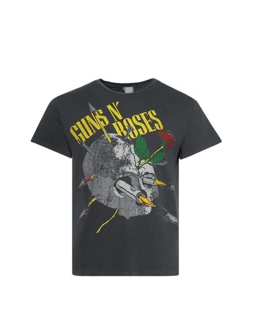 MadeWorn Green T-Shirt Gun N' Roses À Imprimé Tête De Mort for men