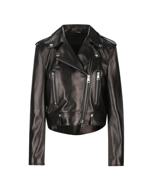 Balenciaga Black Biker Leather Jacket
