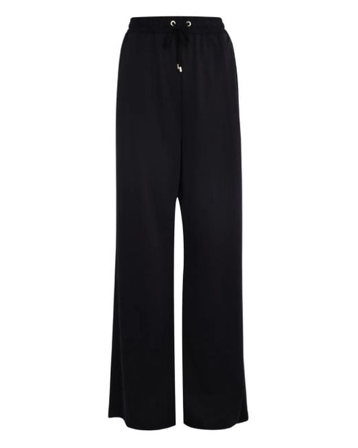 Lorena Antoniazzi Blue Star-Embellished Drawstring Track Pants