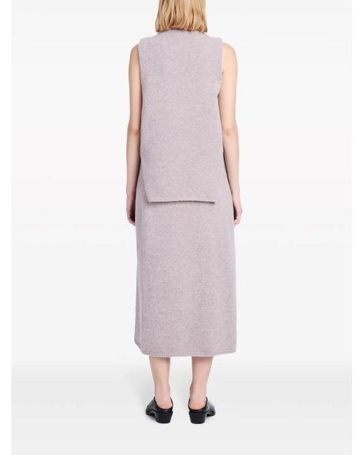 Proenza Schouler Purple Lily Turtleneck Knit Top