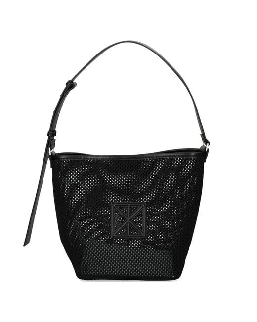 Calvin Klein Black Logo Shoulder Bag