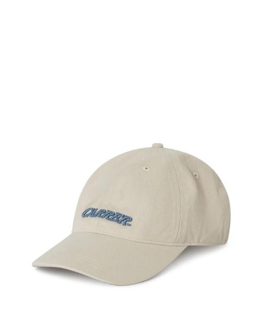 Carrera White Mica Embroidered Cap for men