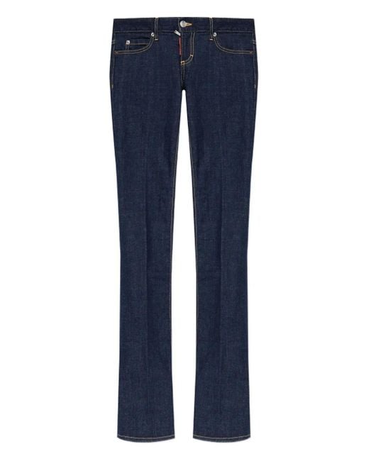 Vaqueros bootcut de talle bajo DSquared² de color Blue