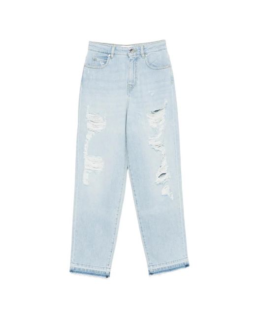 Pinko Blue Maddie 5 Distressed Jeans